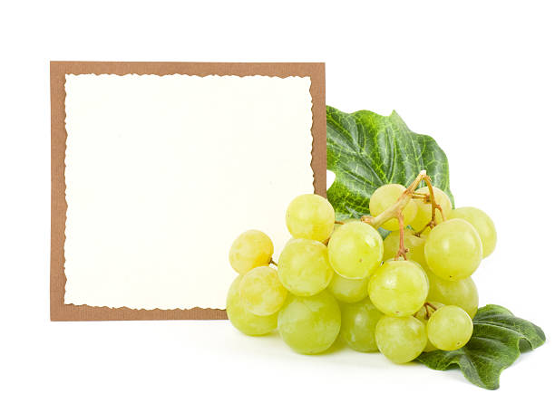 Red fresh raspberry with banner on white background