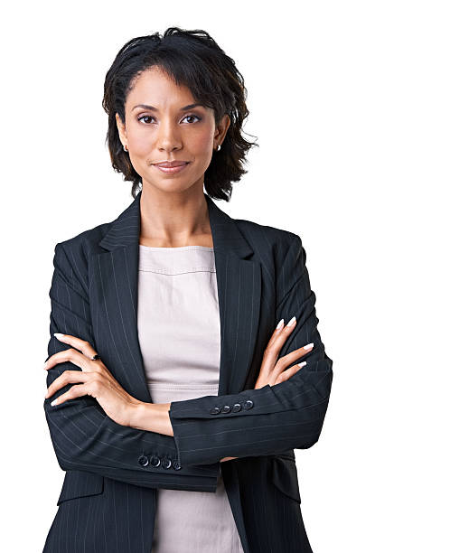 Being positive boosts her work ethic Composed female executive with her arms folded against a white backgroundhttp://195.154.178.81/DATA/i_collage/pi/shoots/781283.jpg blazer jacket stock pictures, royalty-free photos & images