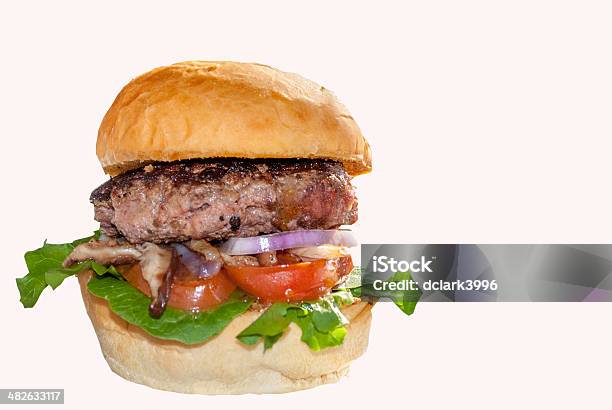 Hamburger Stock Photo - Download Image Now - American Culture, Bun - Bread, Burger