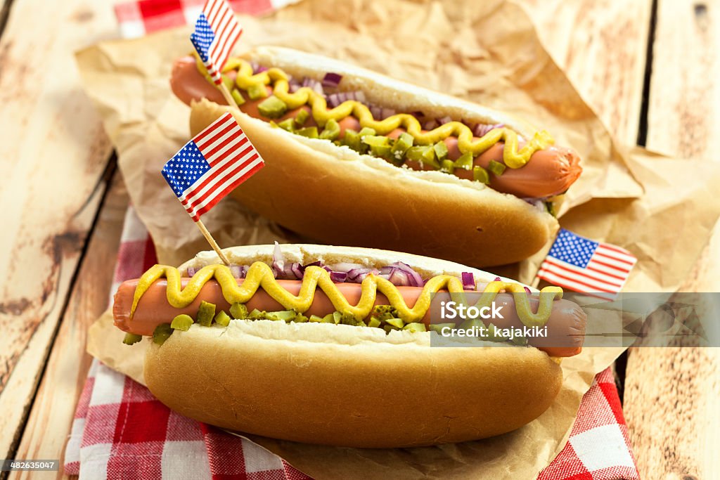 American Hotdog - Photo de 4 juillet libre de droits