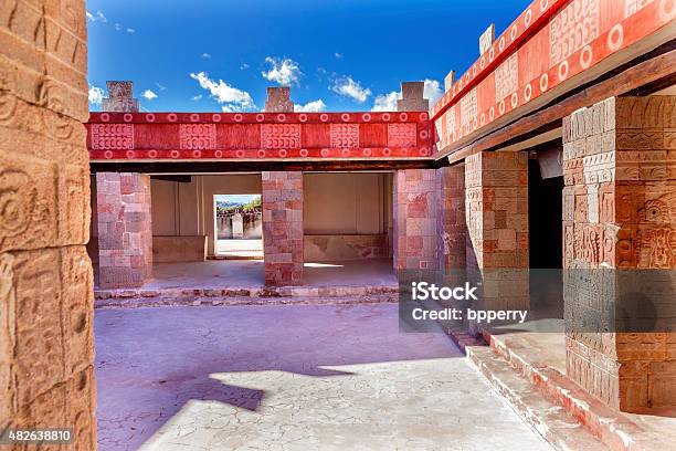 Quetzalpapalol Palace Ruins Teotihuacan Mexico City Mexico Stock Photo - Download Image Now