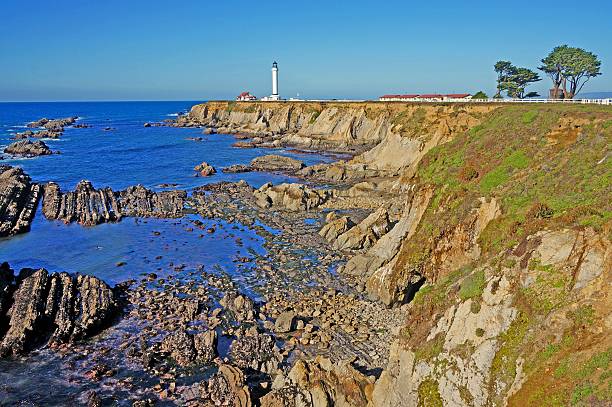 Point Arena Lighthouse, California stock photo
