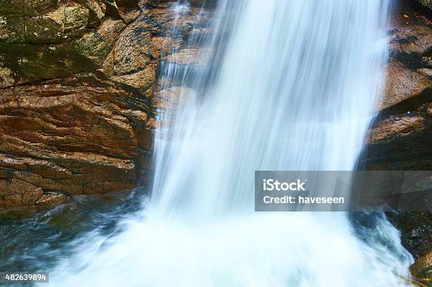 Sabbaday Falls In White Mountain National Forest Stock Photo - Download Image Now - 2015, Appalachia, Appalachian Mountains