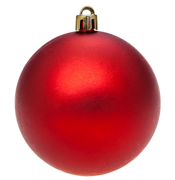 istock xmas dark red ball isolated on white 482643098