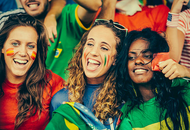 istock Female Supporters of Different Nationality 482644069