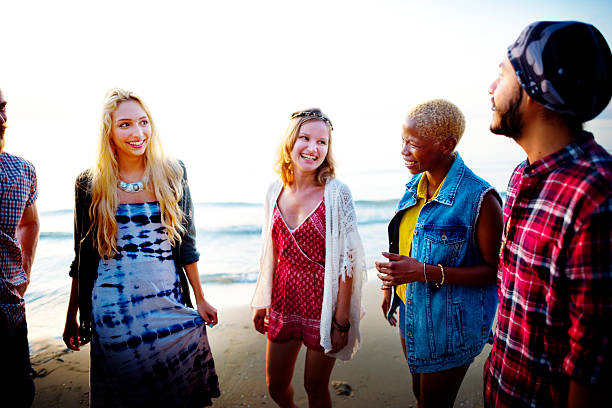 istock Diverse Beach Summer Friends Fun Bonding Concept 482644128
