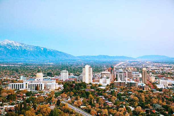 istock Salt Lake City panoramic overview 482644772