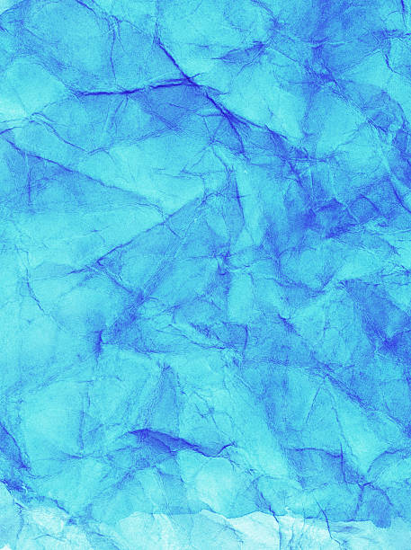 istock Blue crumpled painted watercolor stains splashes. Abstract background 482645508