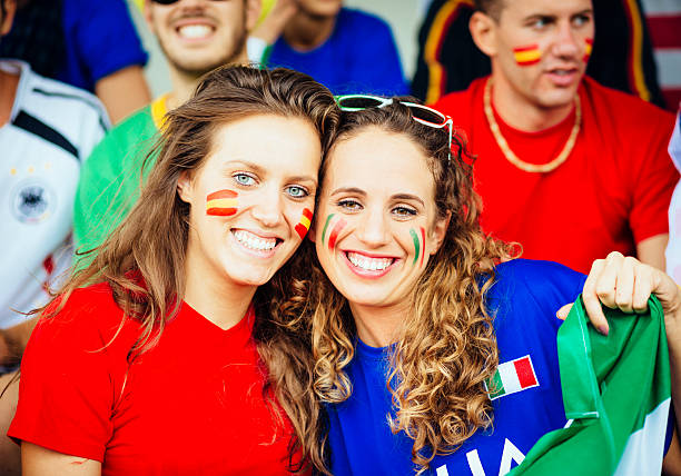 istock Female Supporters of Different Nationality 482645825
