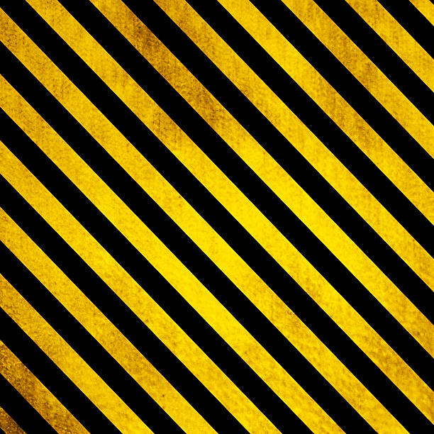 istock Old Grunge background with yellow and black lines 482646987