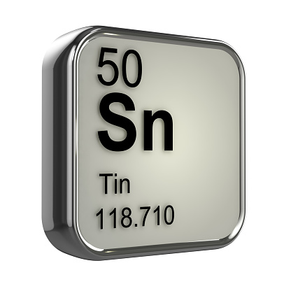 3d render of tin element design
