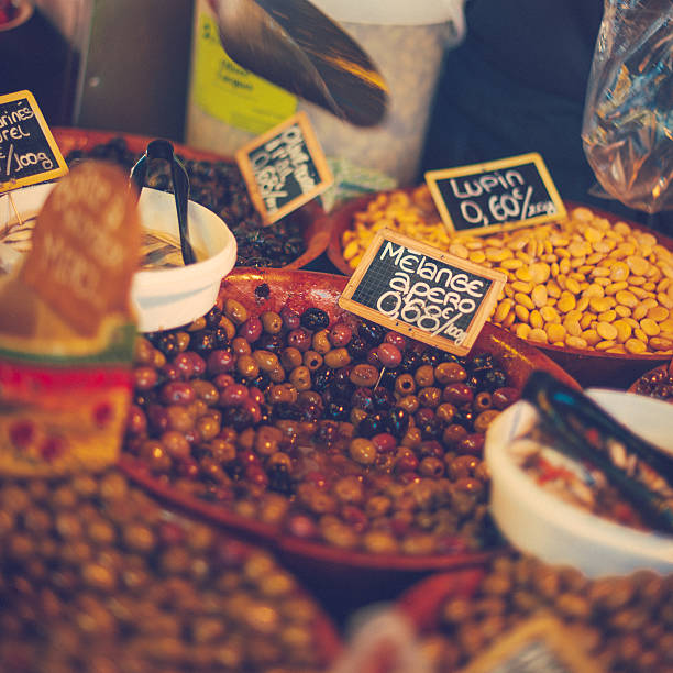 Traditional farmer's market in Provence