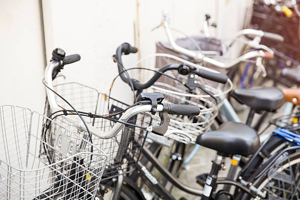 istock Bicycle parking in Japan 482649378