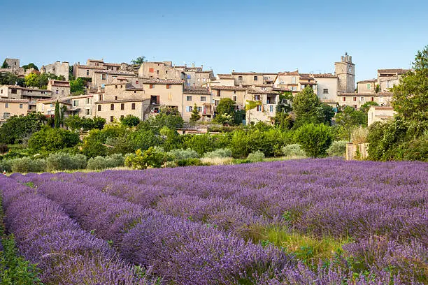 Saignon village, Vaucluse region, Provence, France