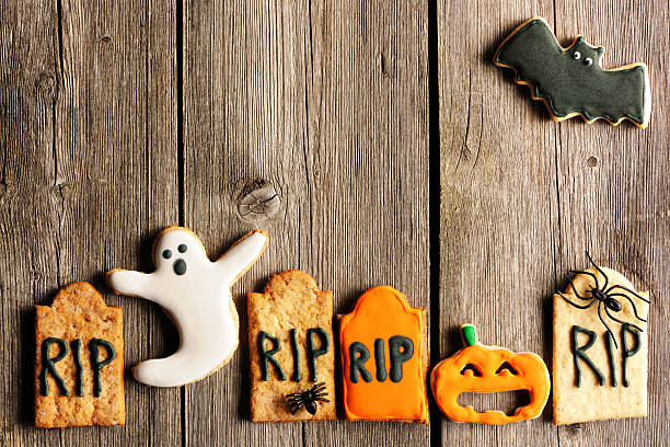 istock Halloween homemade gingerbread cookies 482653818