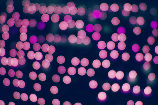 istock Pink And Purple Blurred Lights With Black Background 482657392