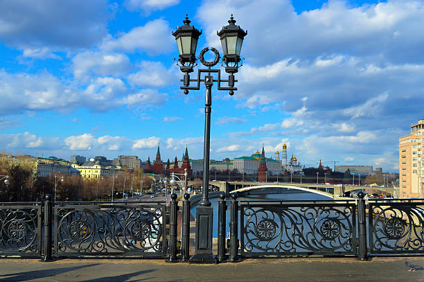 istock Street lamp about Kremlin in Moscow downtown 482658118