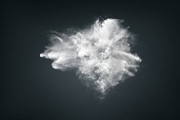 istock Abstract design of white powder cloud 482659494