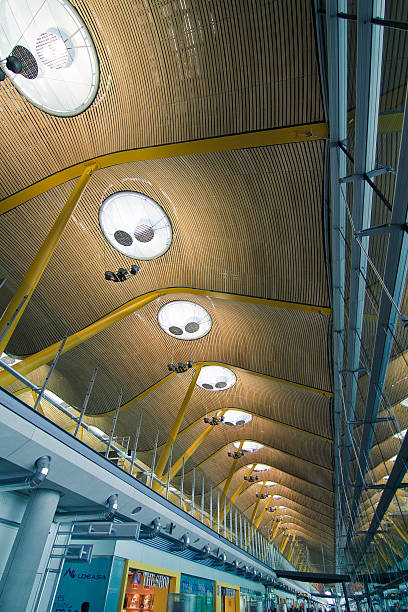 istock ceiling in madrid airport 482660161