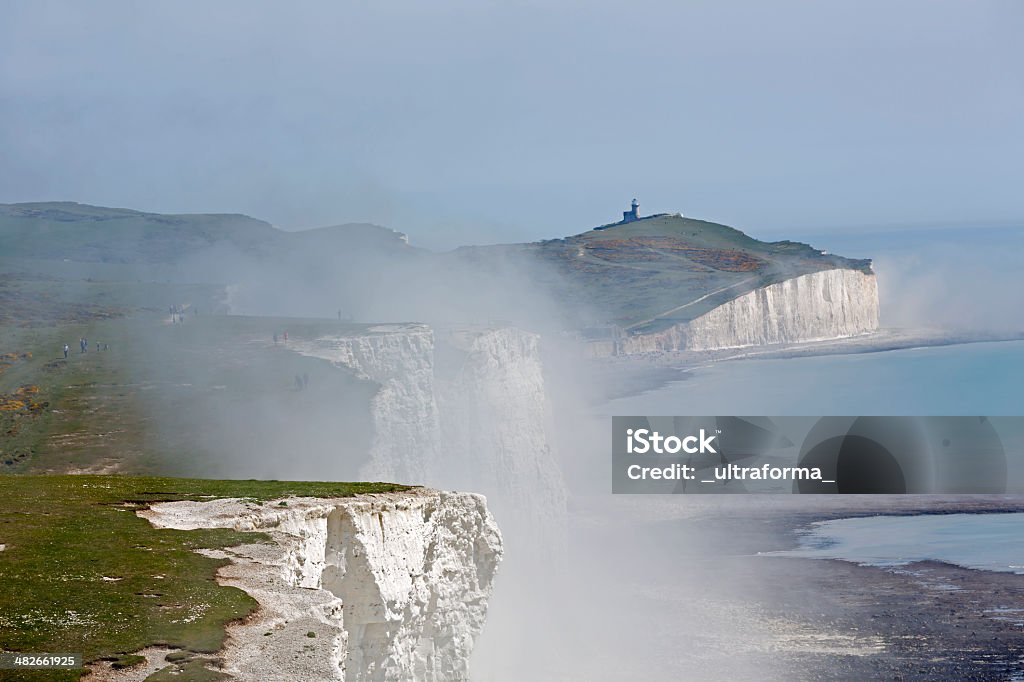 Seven Sisters Seven Sisters in East Sussex, UK. Agricultural Field Stock Photo