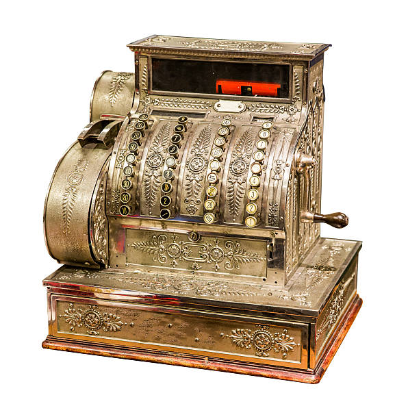 istock Vintage old cash register 482670054