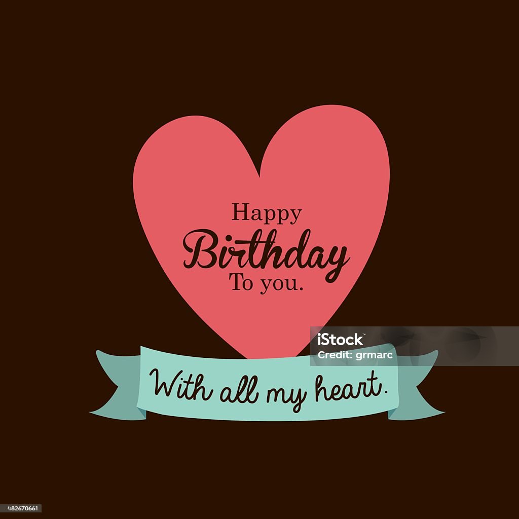 Happy Birthday Design Stock Illustration - Download Image Now ...