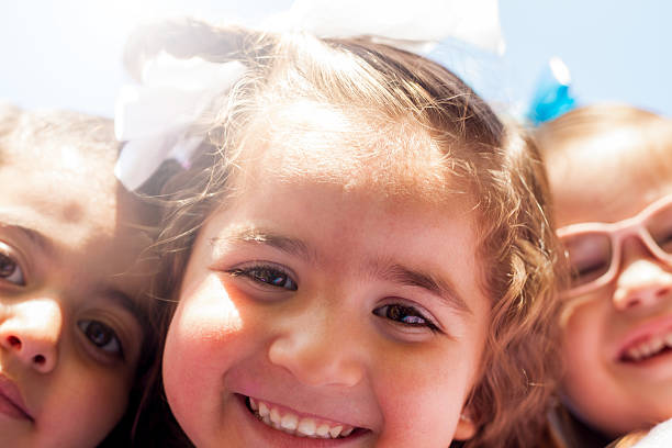 istock Little girls taking a selfie 482671395