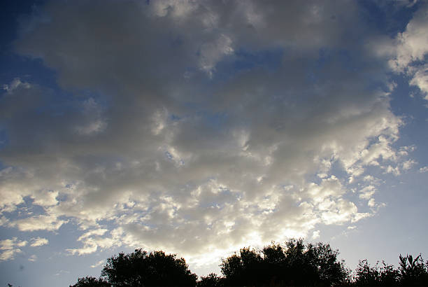 Cтоковое фото Облачное небо, в конце дня