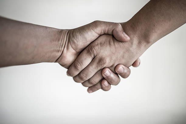 istock Hand signal in black & white 482672594