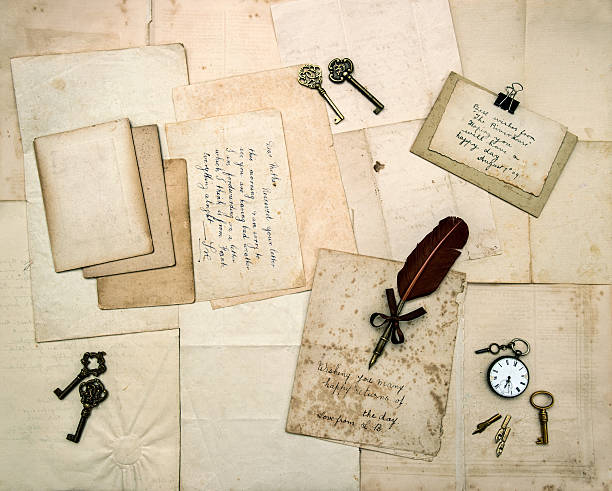 istock vintage letters and handwritten postcards 482673029