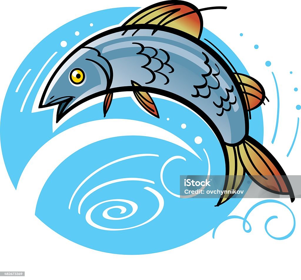 Fish - Grafika wektorowa royalty-free (Chlapać)