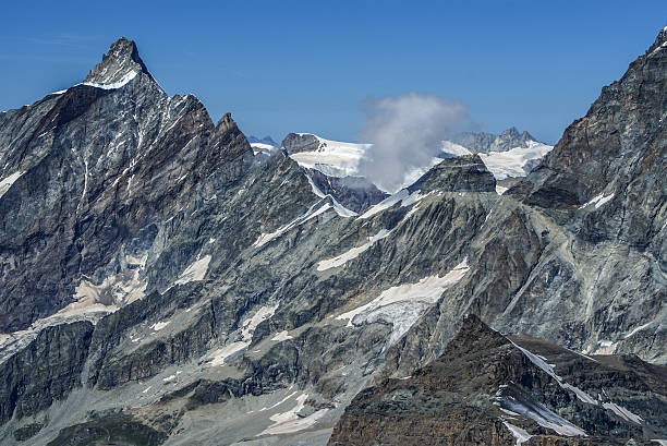 istock High mountains under snow in the winter 482674749