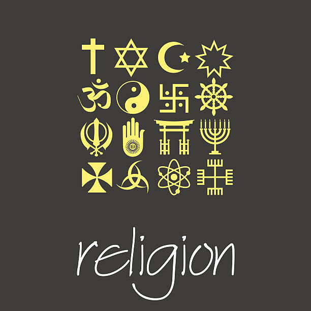 istock world religions symbols vector set of green icons  eps10 482675054