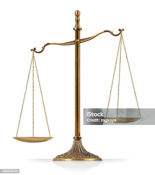 Scales Of Justice Stock Photo - Download Image Now - Weight Scale, Equal-Arm Balance, Scale