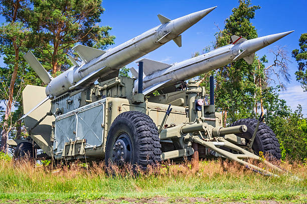 российский военный air ракеты в защиту готовность - blue security system security staff land vehicle стоковые фото и изображения