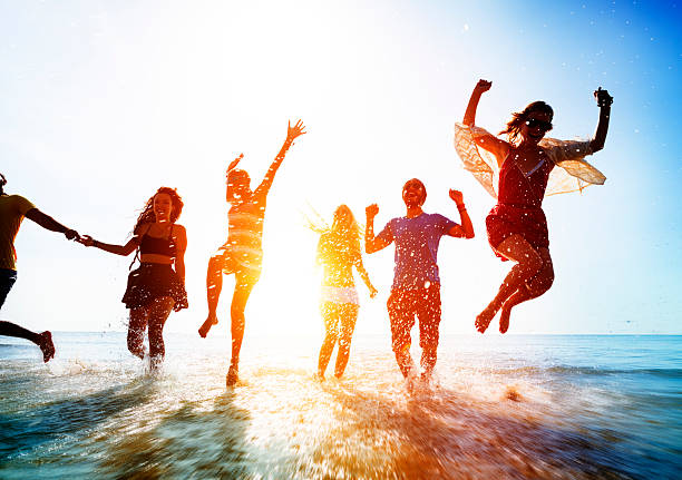 istock Friendship Freedom Beach Summer Holiday Concept 482675874