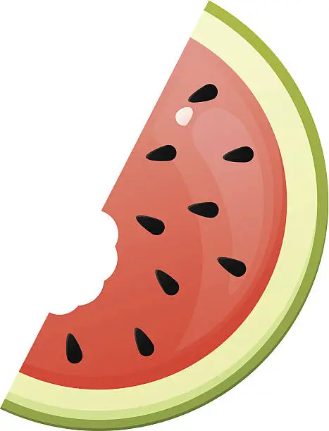 Vector illustration of Watermelon Slice