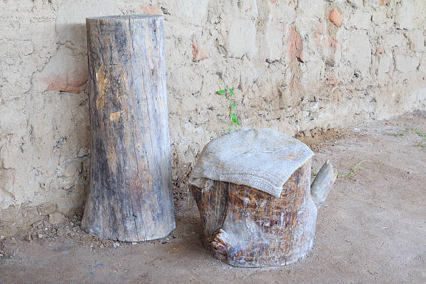 istock tree stump for sitting in bronze century 482676112