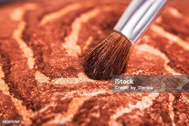 Makeup Brush Stock Photo - Download Image Now - Face Powder, Sunbathing, Artist