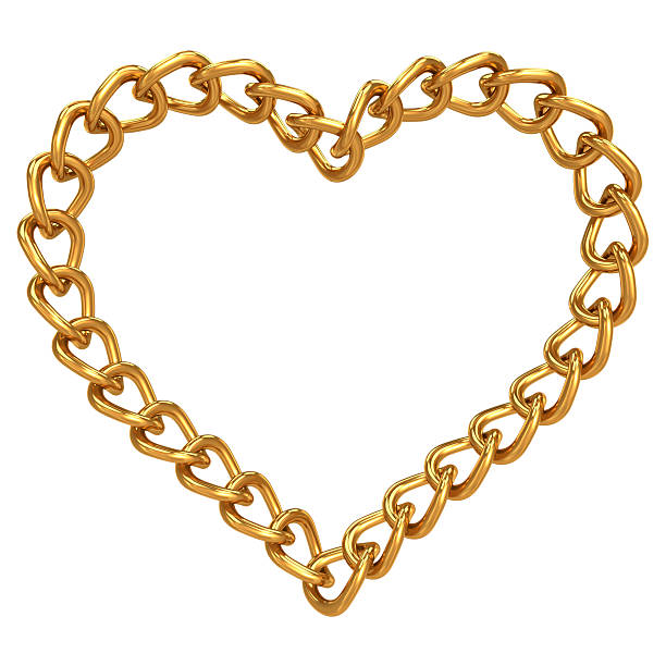 istock Chain in shape of heart 482676550