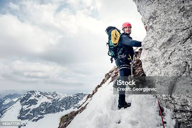 Rock Climbing Stock Photo - Download Image Now - Activity, Adult, Adults Only