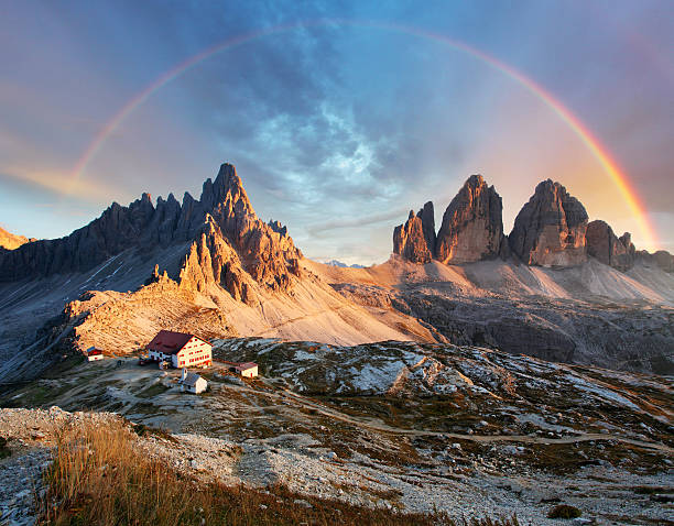 istock Dolomites mountain - Three Peaks of Lavaredo 482678237