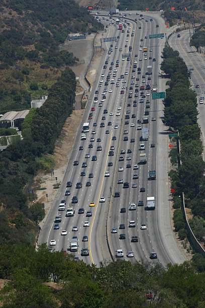 istock Busy Freeway Traffic in Los Angeles 482684624