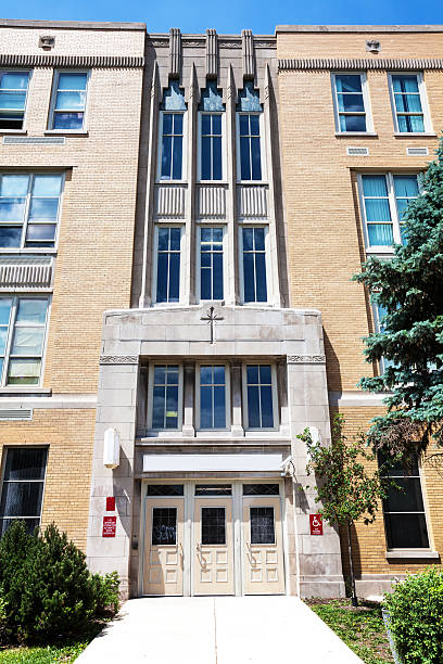 istock Hancock High School in West Elsdon, Chicago 482688967