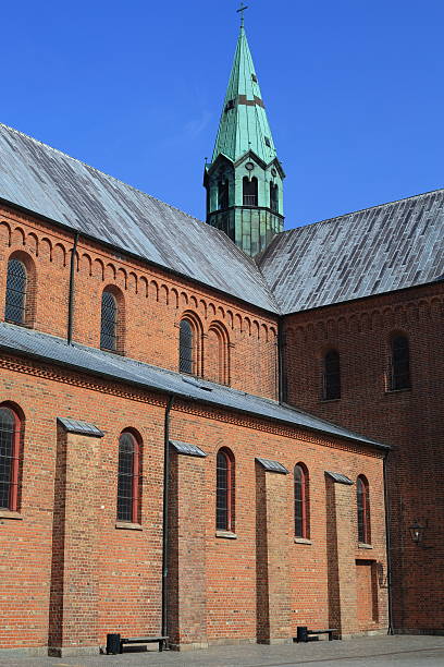 sorø kirke igreja - church romanesque denmark danish culture - fotografias e filmes do acervo