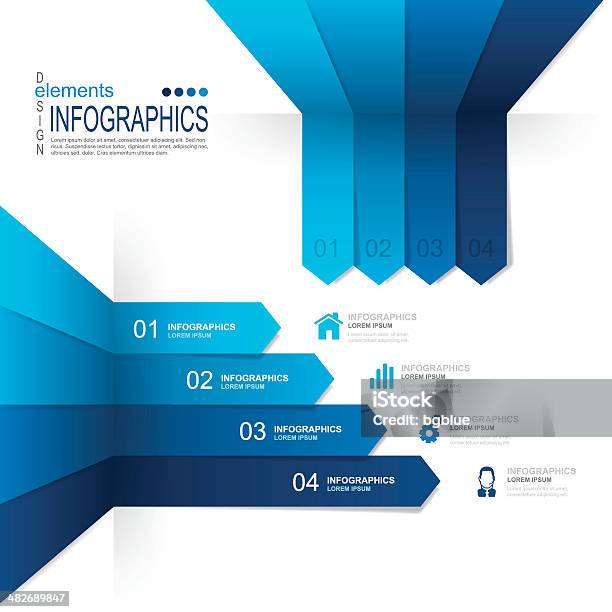 Vetores de Abstrato Das Modernas Modelo De Design De Infográfico e mais imagens de Infográfico