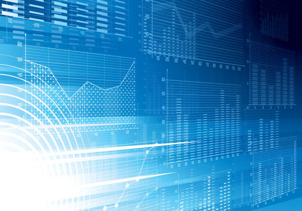 abstraktní finanční pozadí - globální finance finance stock ilustrace