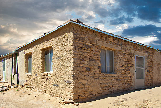 Acoma Pueblo is a Native American pueblo located sixty miles west of Albuquerque, New Mexico.  Pueblo people are descends from the Anasazi, Mogollon, and other ancient peoples. The influences  from the ancient tribes are seen in the architecture and the artistry of Acoma.
