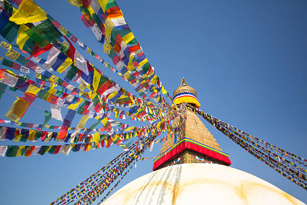 istock Bodhnath Stupa in Kathmandu with Buddha Eyes 482692075