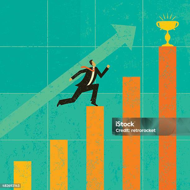Das Streben Nach Profit Ziel Stock Vektor Art und mehr Bilder von Anreiz - Anreiz, Anstrengung, Aufführung